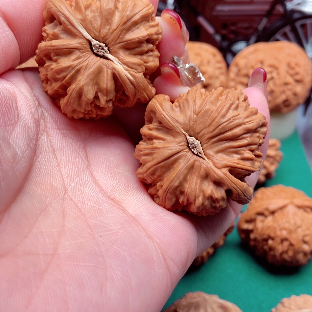 文玩核桃吊坠白狮41已打底