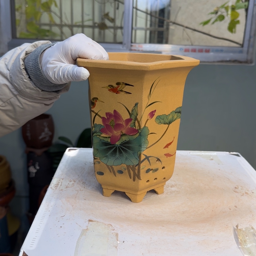 紫砂花盆紫砂口径16