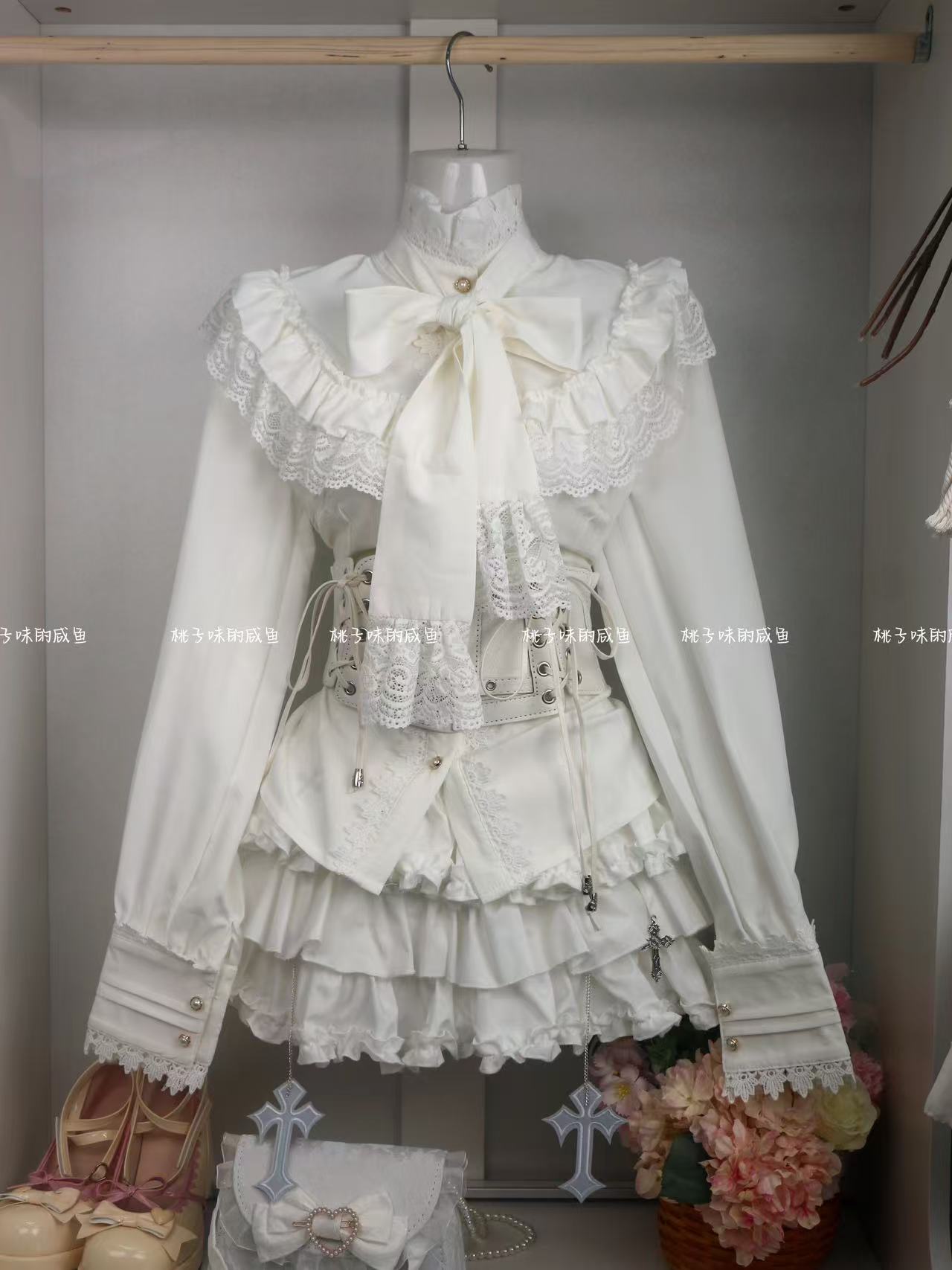 2025新款辣妹显瘦时尚法式长袖上衣甜美套装