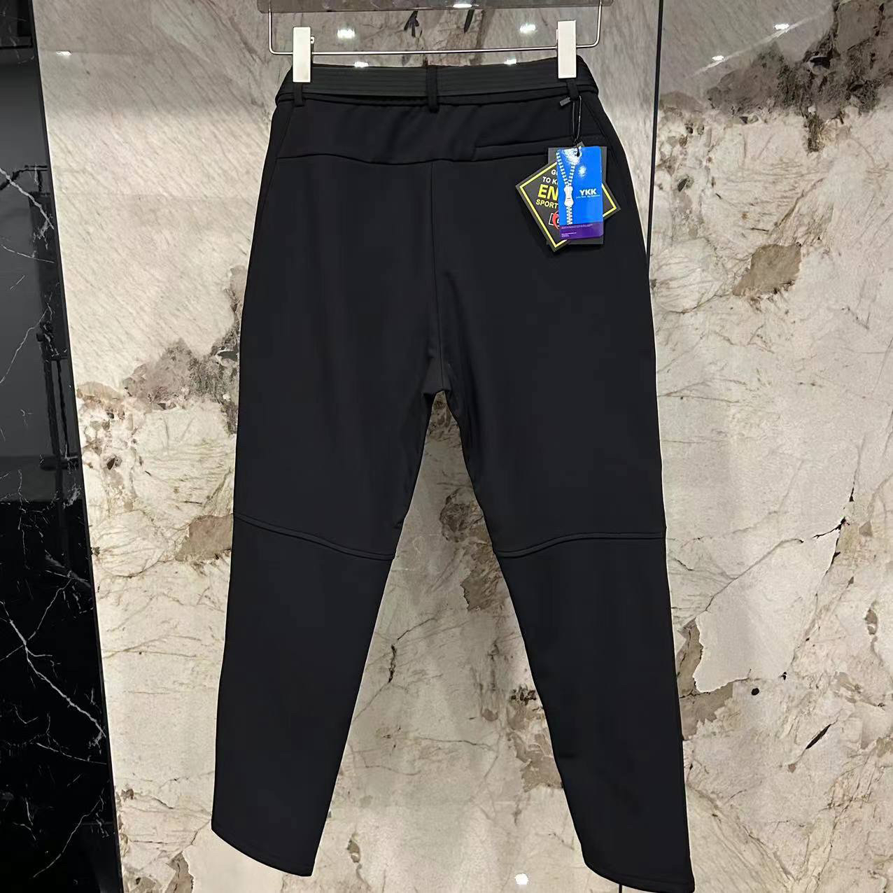 【48小时现货】象系列男士户外软壳加绒运动休闲弹力裤舒适百搭透气