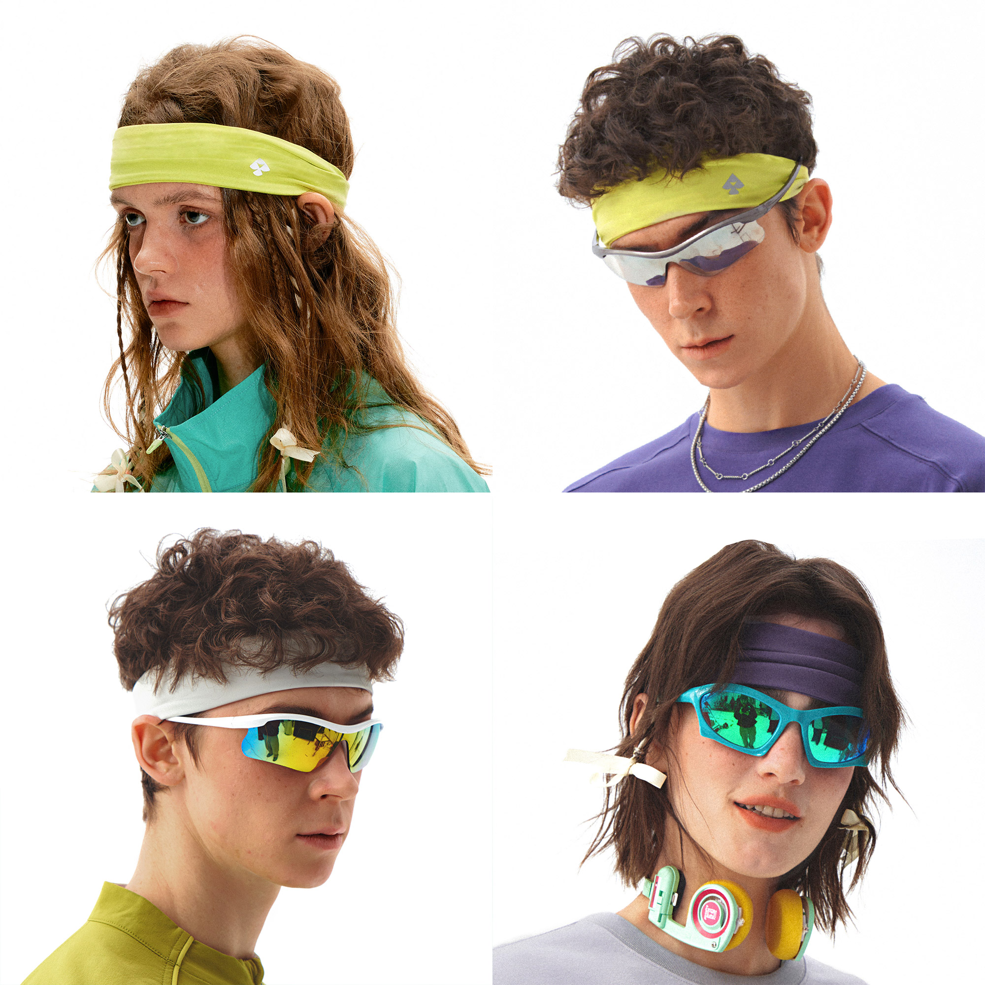 NOTHOMME山系户外城郊跑步健身止汗头巾导汗带纯色弹力运动发带男