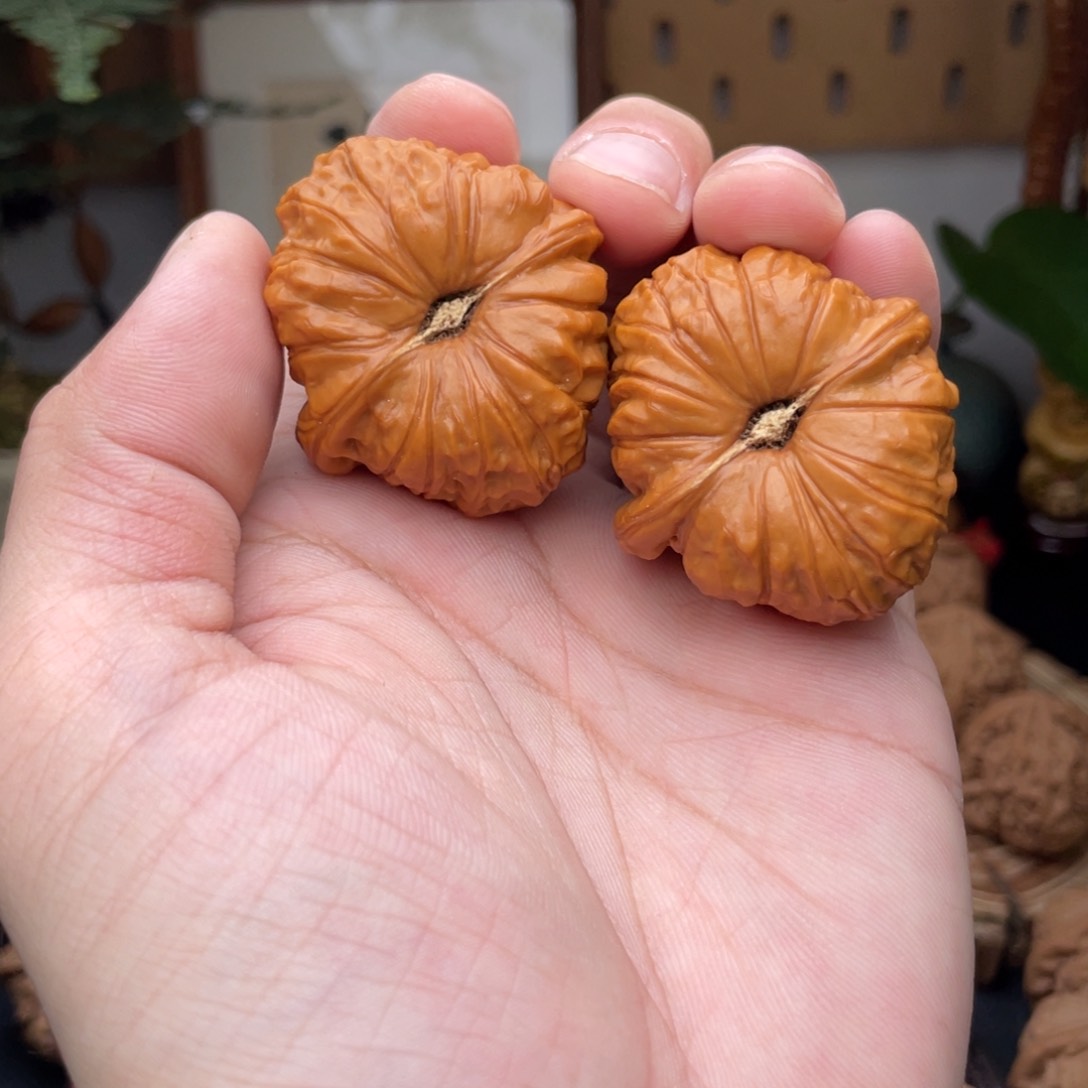 文玩核桃把件南瓜墩40