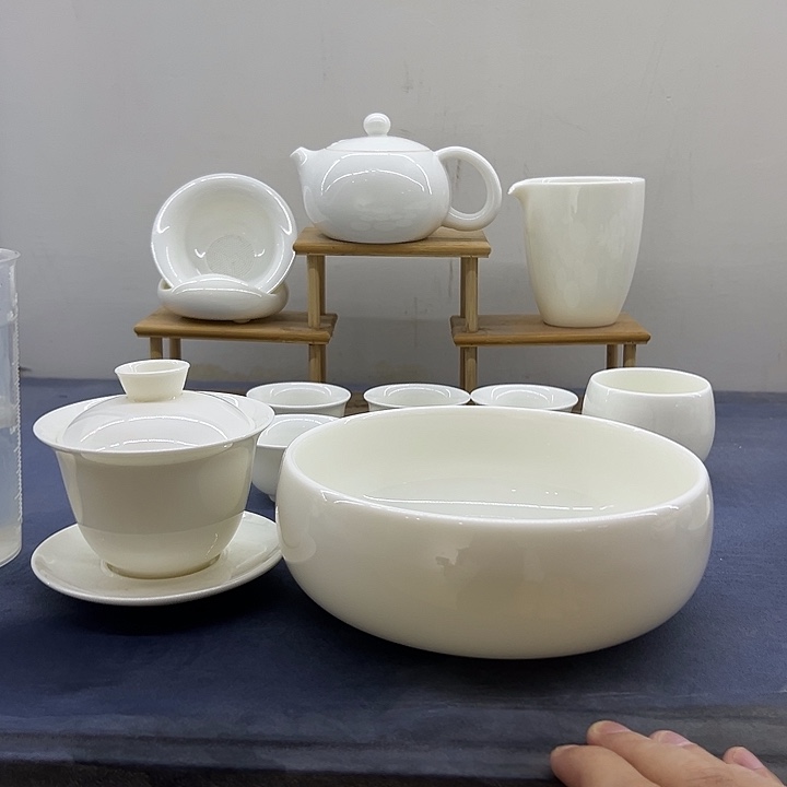 陶180毫升盖碗壶大套装