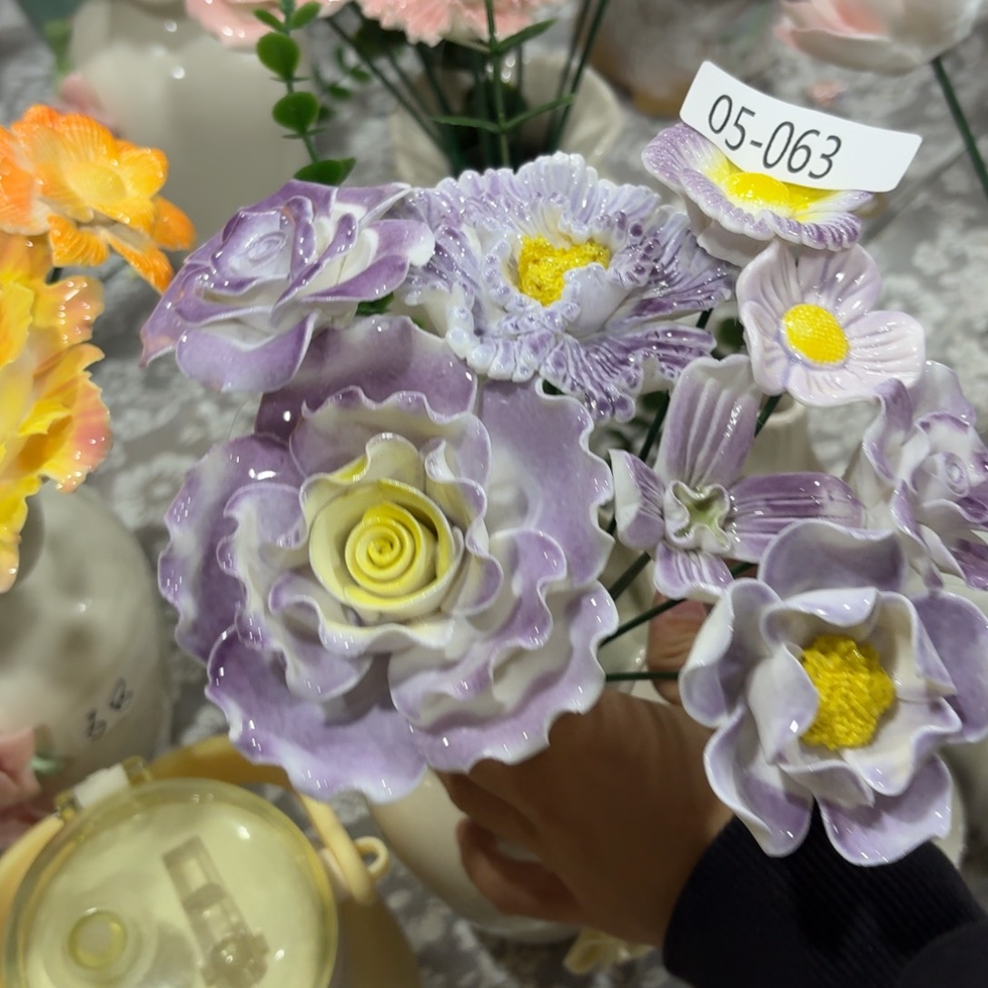 陶瓷花，20发货，退款拉黑563