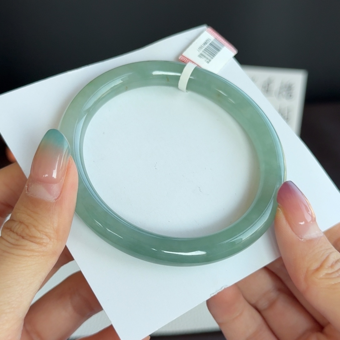 翡翠未镶嵌手镯18号 60.7