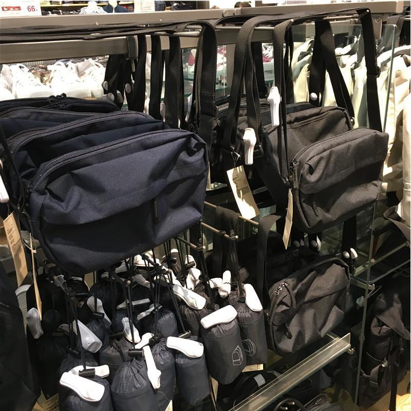 无印日式良品单肩包斜挎包男女通用背包日韩聚酯防水轻便简约