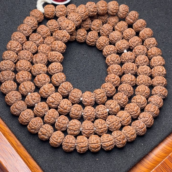 金刚菩提吊坠曾***过定制纯血老树王108尺寸8.5➕