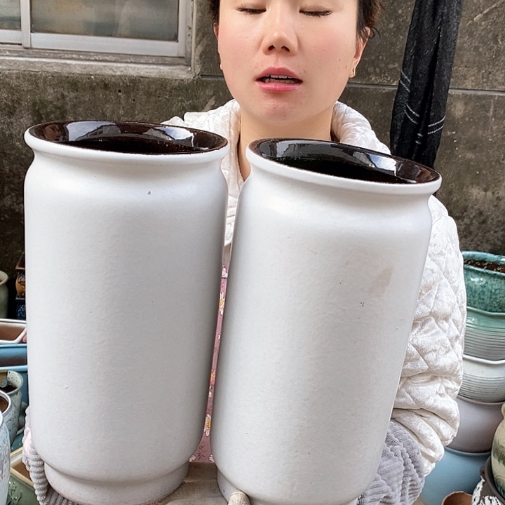 紫砂花盆正品口15高31