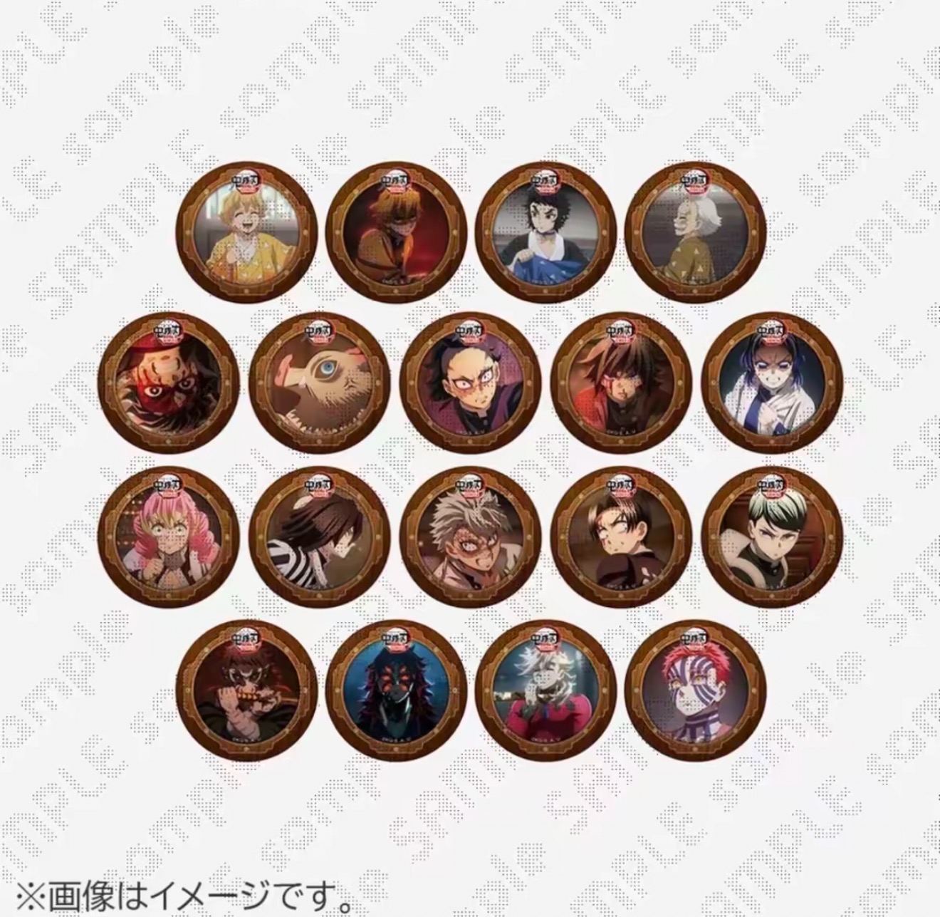 【粉红猪拆卡】鬼灭之刃 无限城cafe咖啡 第三期吧唧 日谷现货