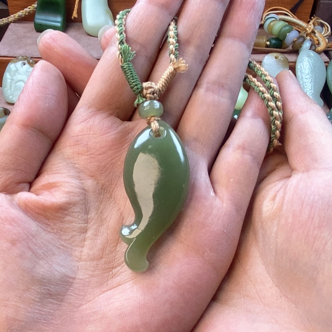 和田玉（糖玉）颈饰未镶嵌