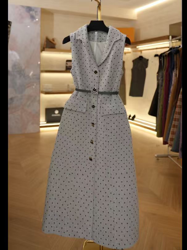 【J】显瘦时尚女收腰轻奢秋冬高级感洋气连衣裙Z-254-157