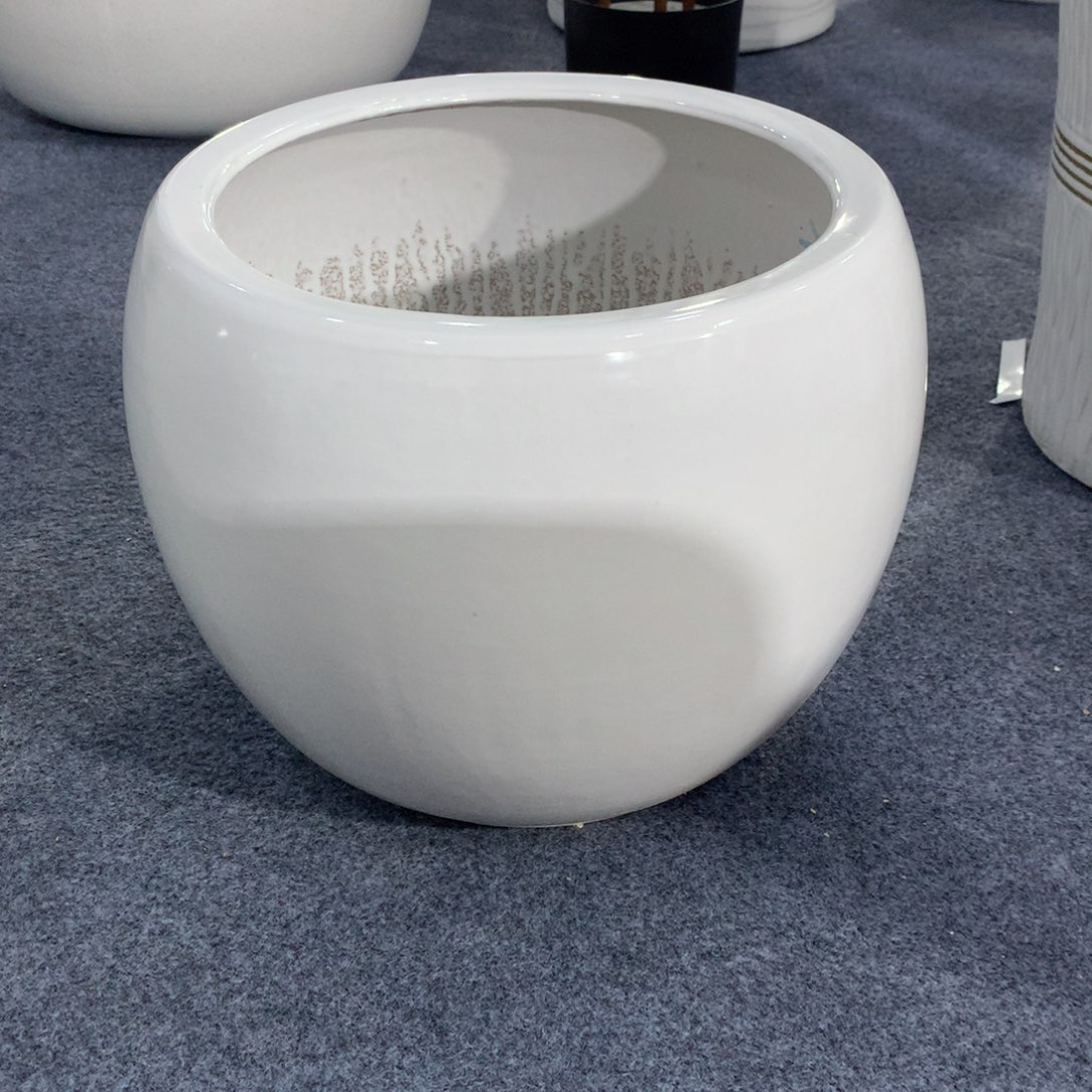 高温陶瓷花盆微瑕