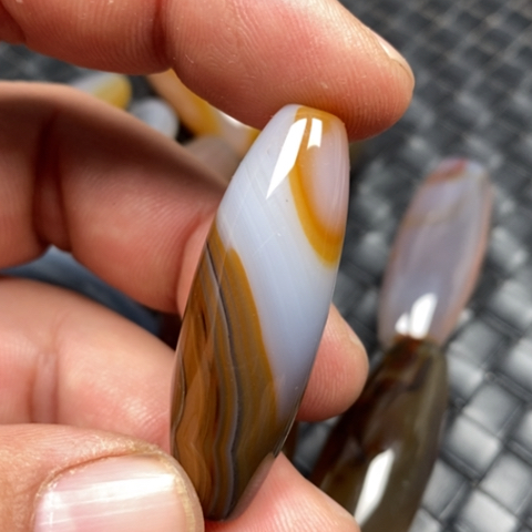 捕***】玛瑙/玉髓未镶嵌颈饰