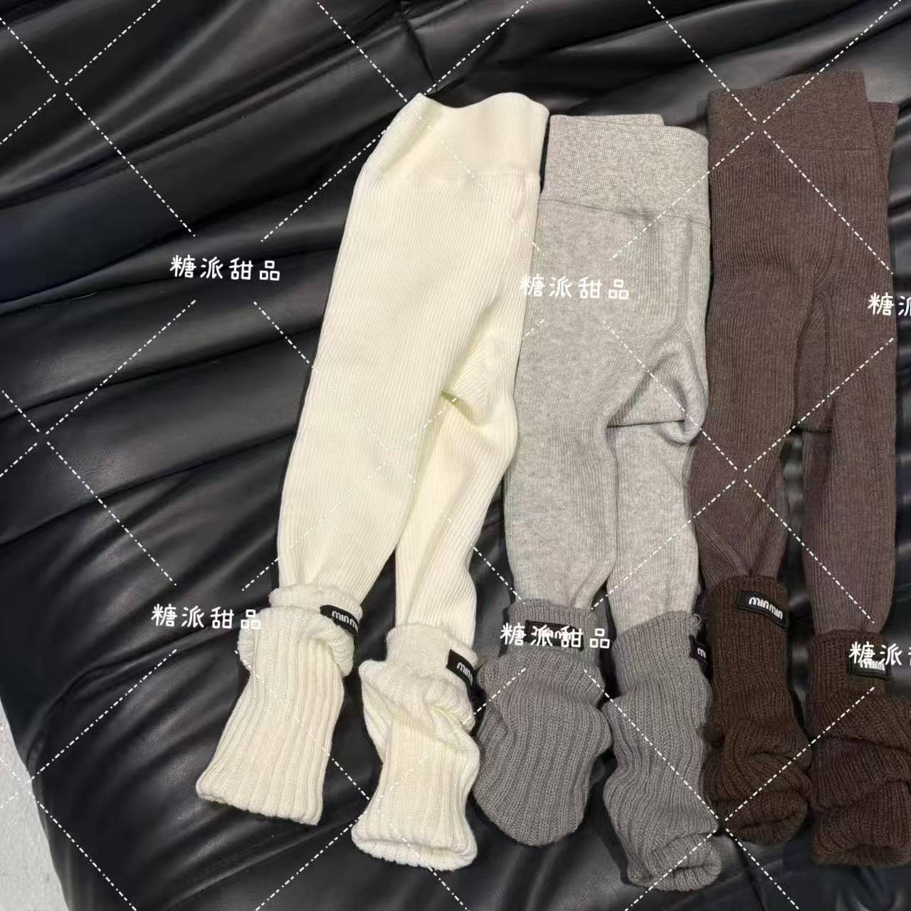 【穿搭感】1510新款纯色高弹加厚堆堆袜打底裤