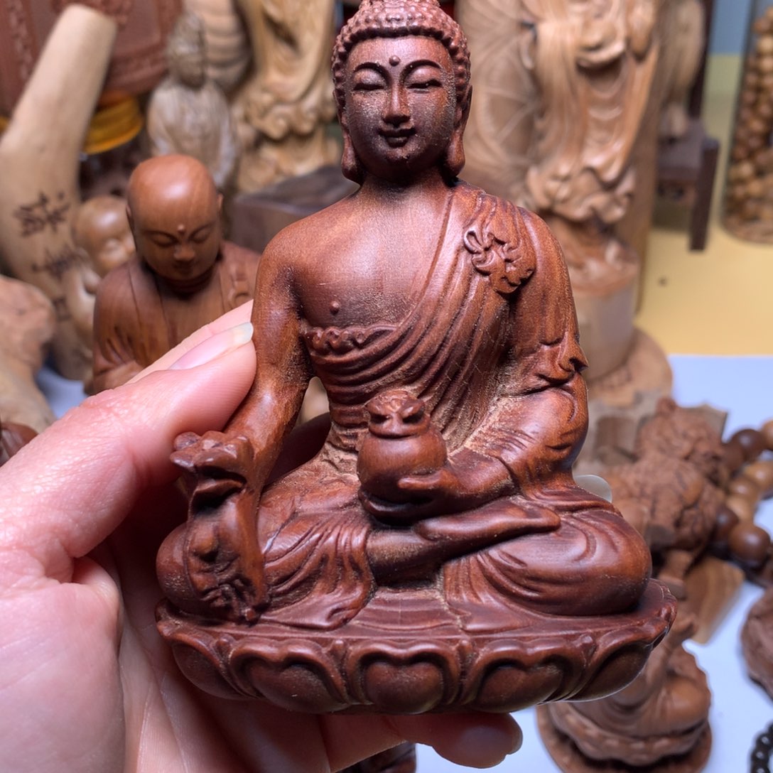 檀香木手串/手链璐****6老山檀香雕刻件