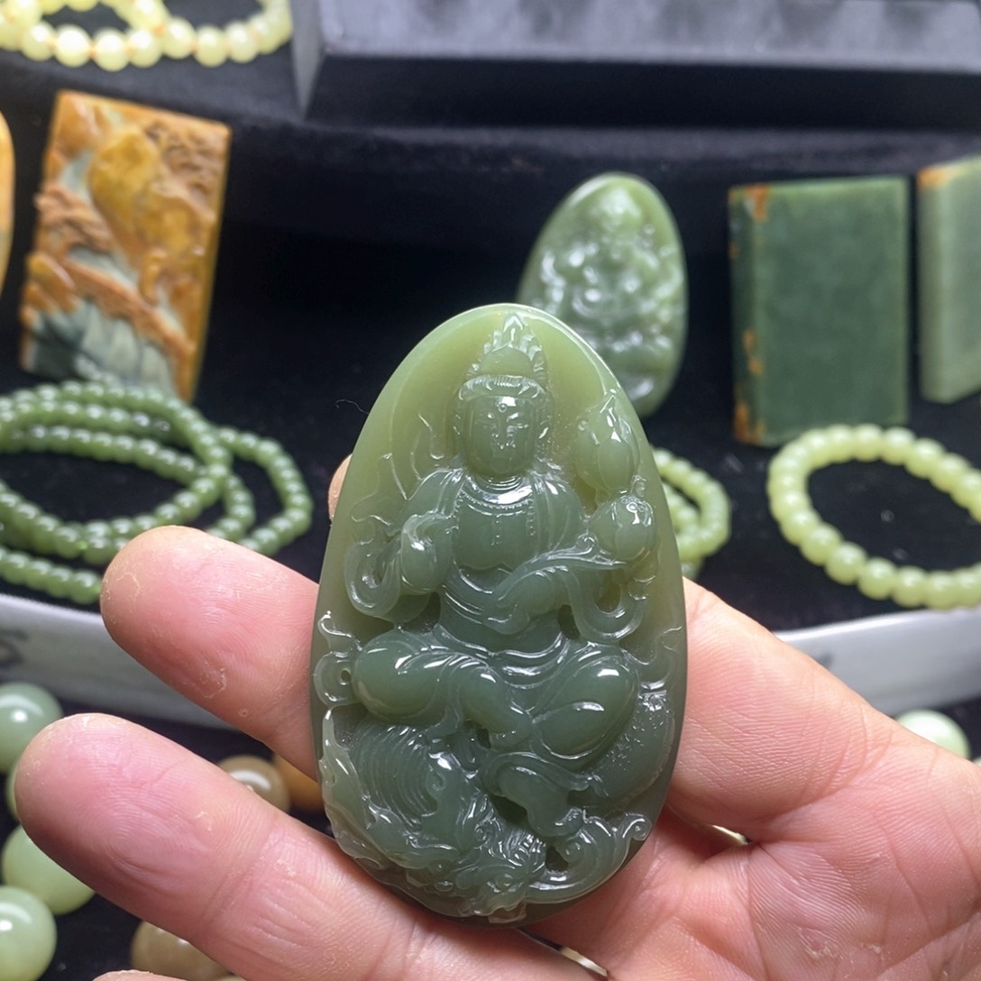 和田玉（糖玉）手链未镶嵌用****4