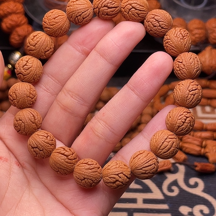 手串桃核绣球手串1.3