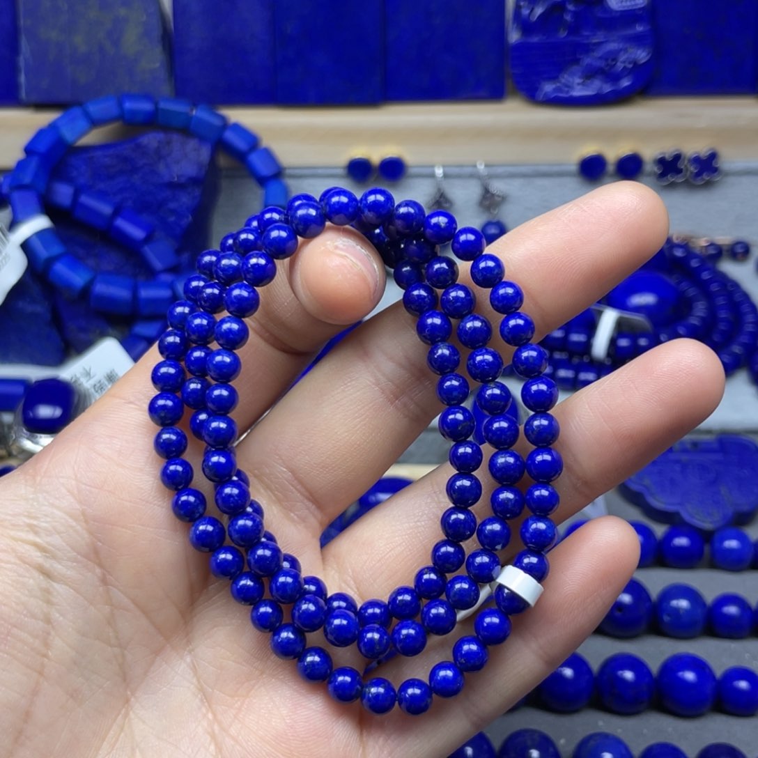 青金石多圈5+未镶嵌M**魅