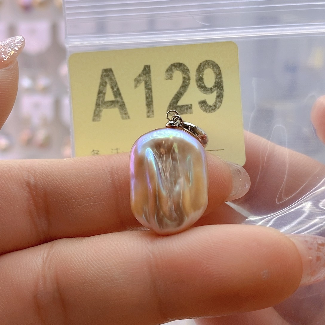 淡水珍珠颈饰银S925镶嵌