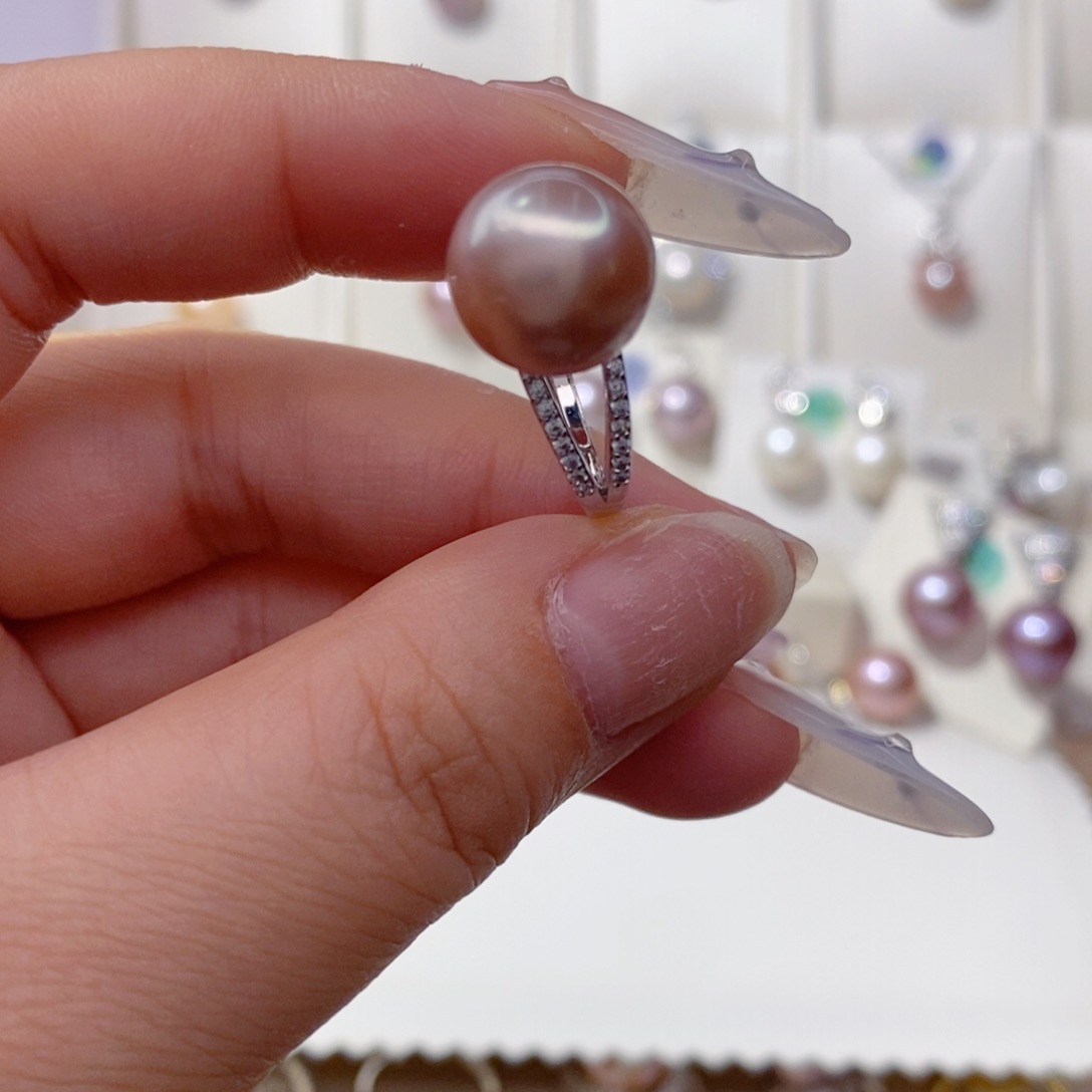 戒指未镶嵌淡水珍珠