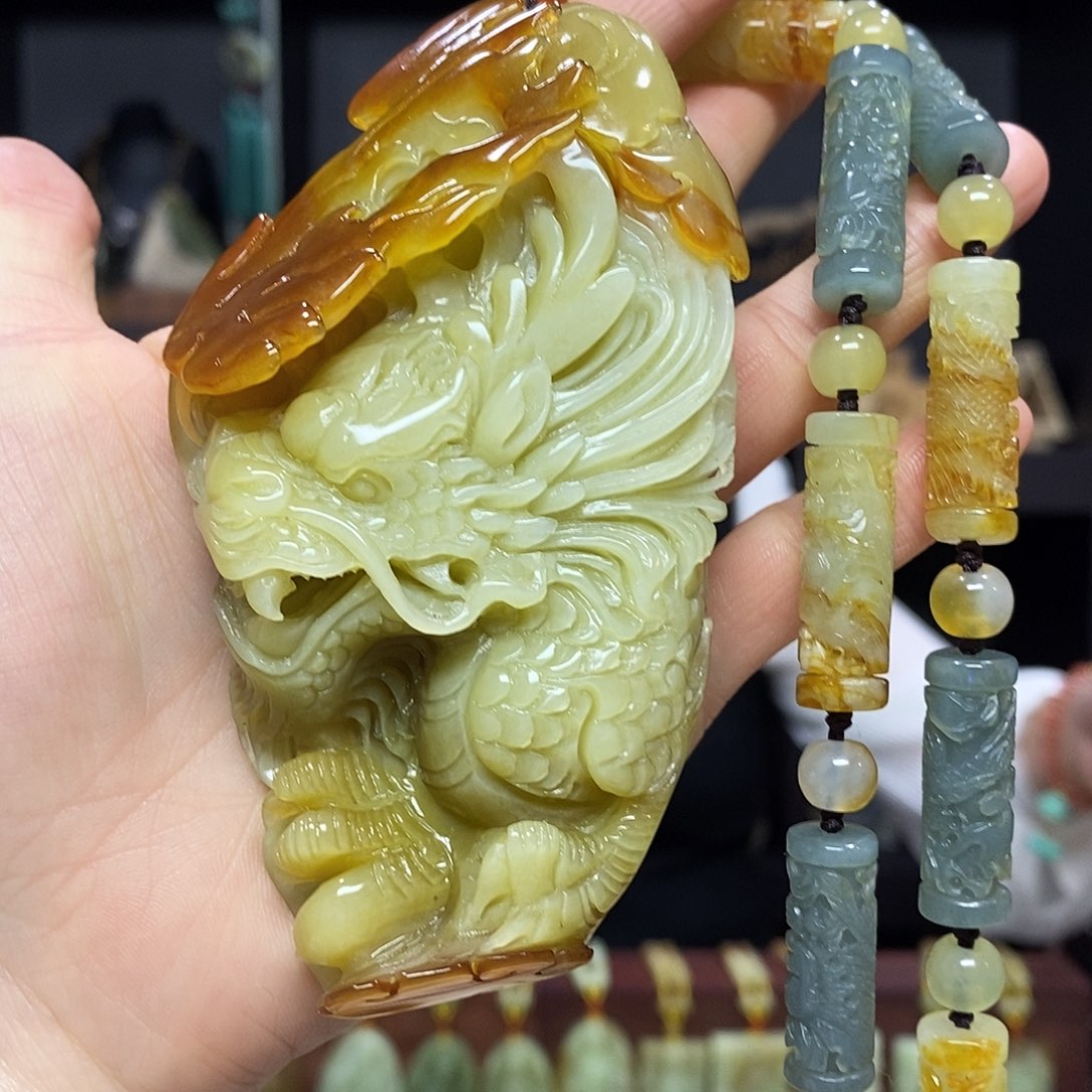 岫玉挂件吊坠未镶嵌
