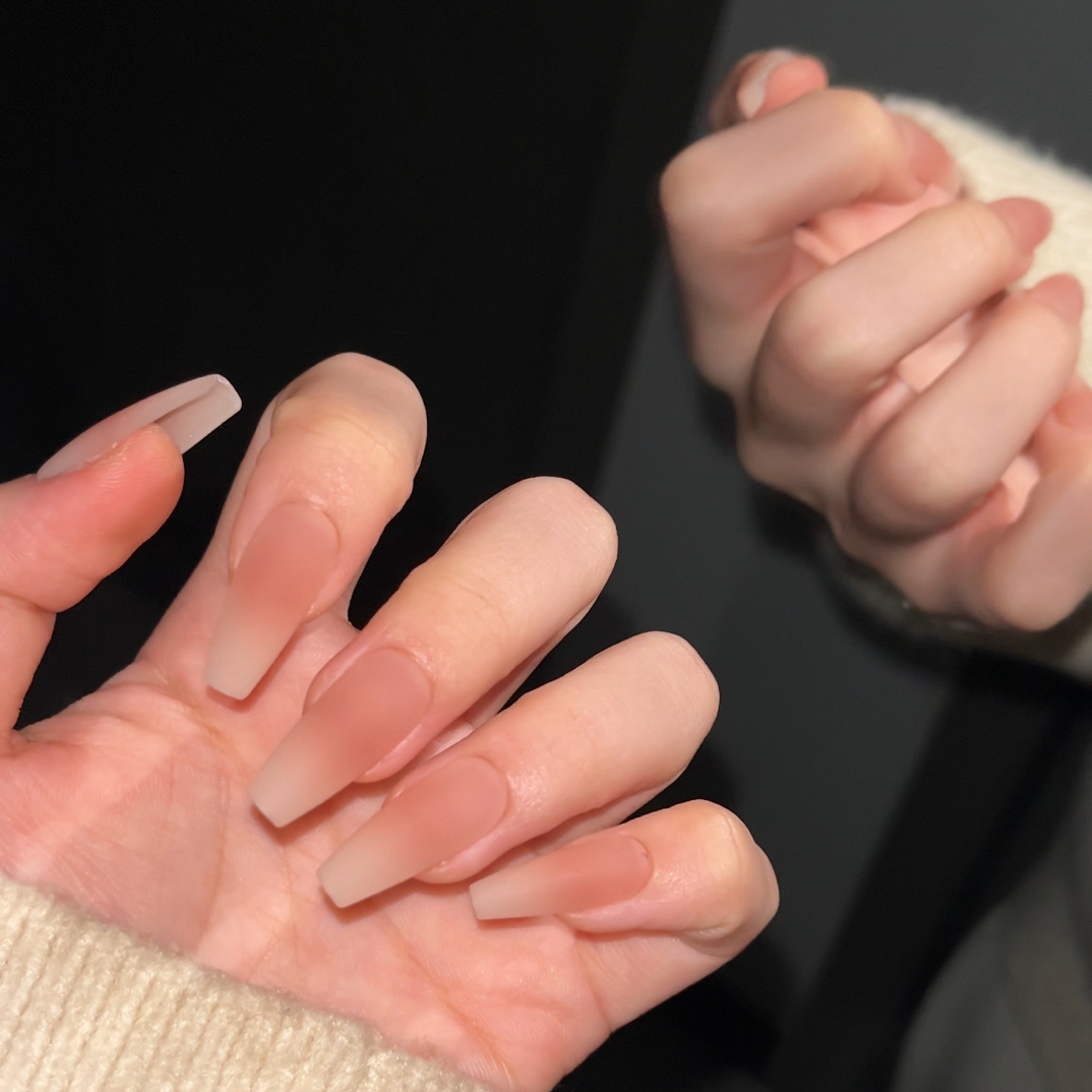 【腮红】显白简约纯欲气质美甲贴片手工穿戴甲