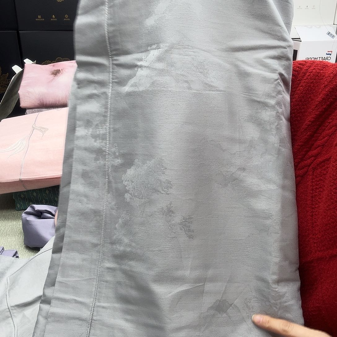 d***の纯棉标准埋绳提花四件套