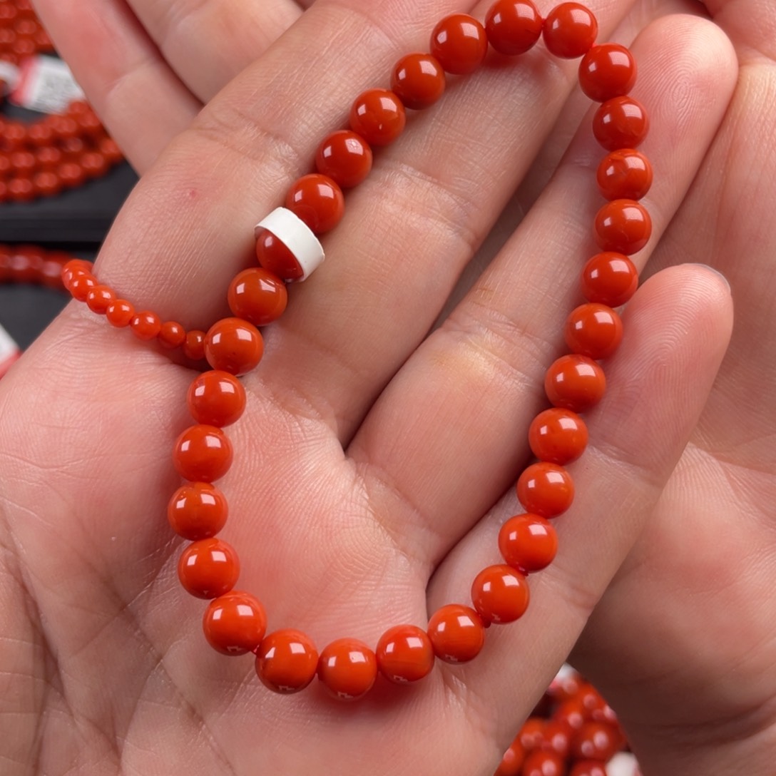 南红玛瑙手链未镶嵌呀*妞6