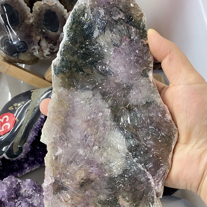 紫晶珠宝半成品未镶嵌