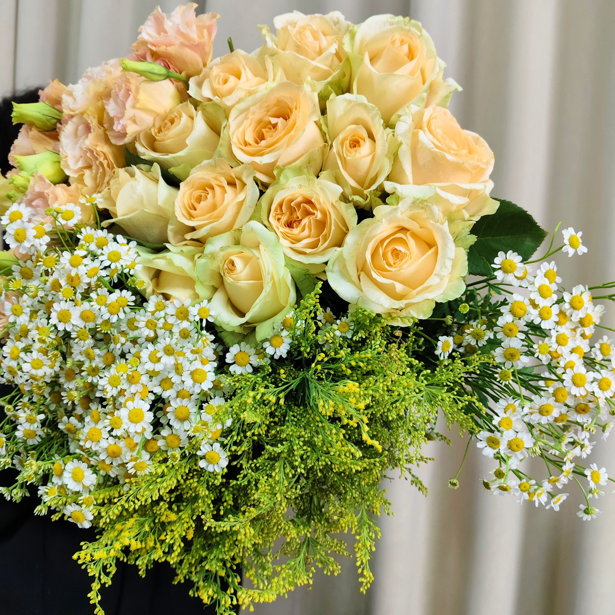 【小周鲜花专属】香槟玫瑰套餐云南基地直发2单送配草升级顺丰