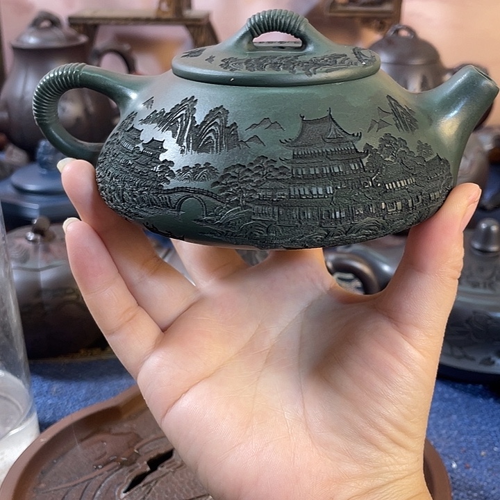 茶壶紫砂瑕疵紫砂茶具的