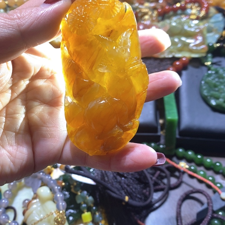 岫玉毛衣链未镶嵌