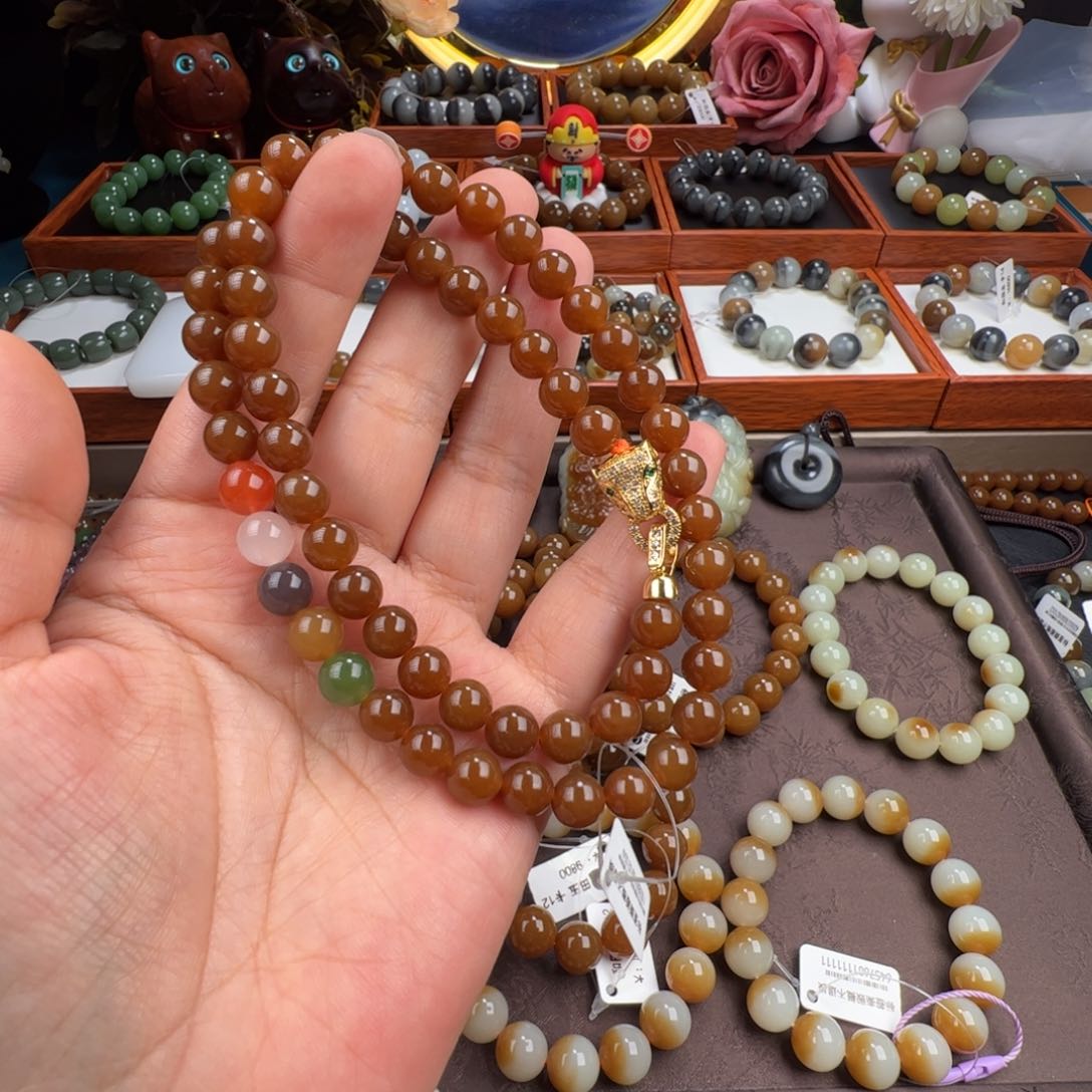 和田玉手链未镶嵌