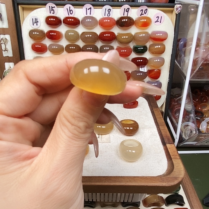 *****玛瑙/玉髓未镶嵌戒指