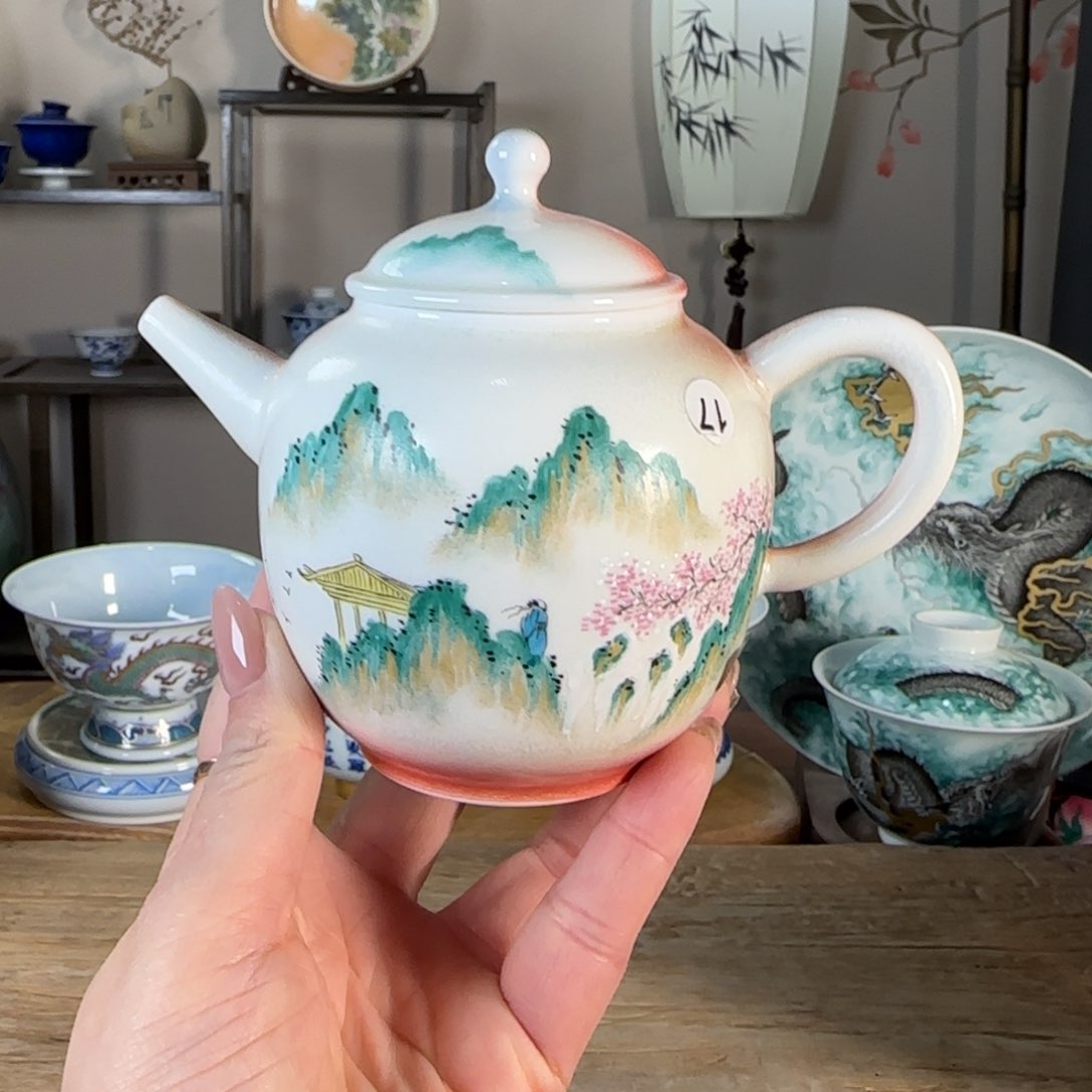 杯景德镇陶瓷柴烧多人