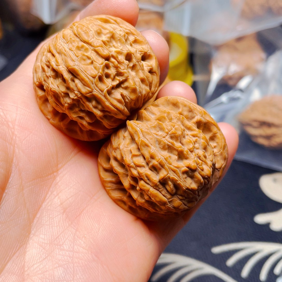 吊坠文玩核桃磨盘狮子头