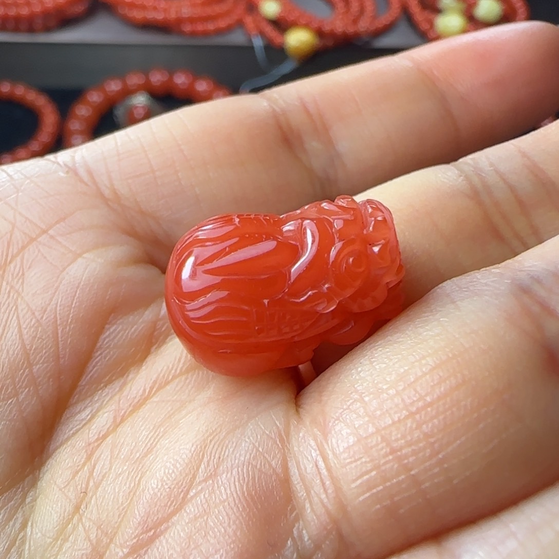 南红玛瑙手串未镶嵌