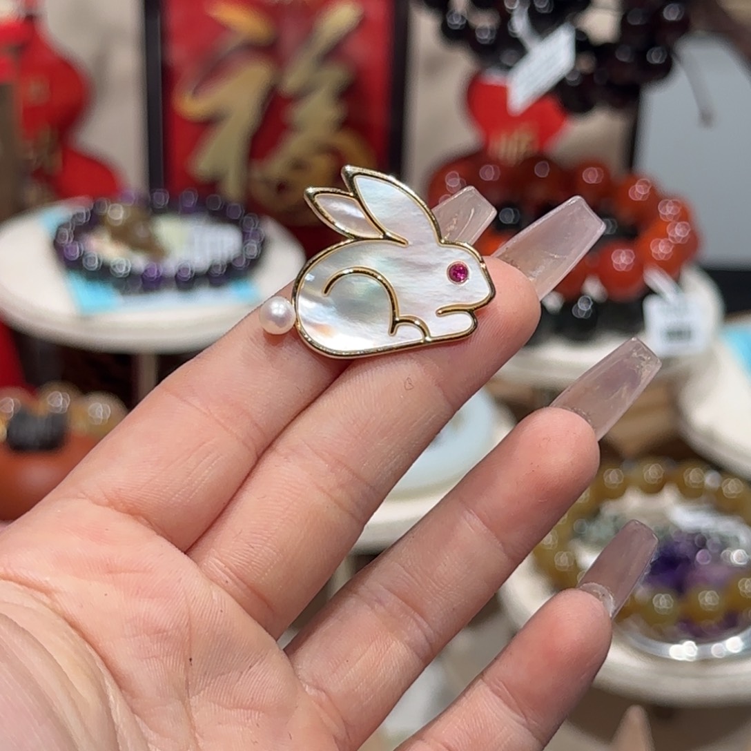 淡水珍珠胸针未镶嵌胸针