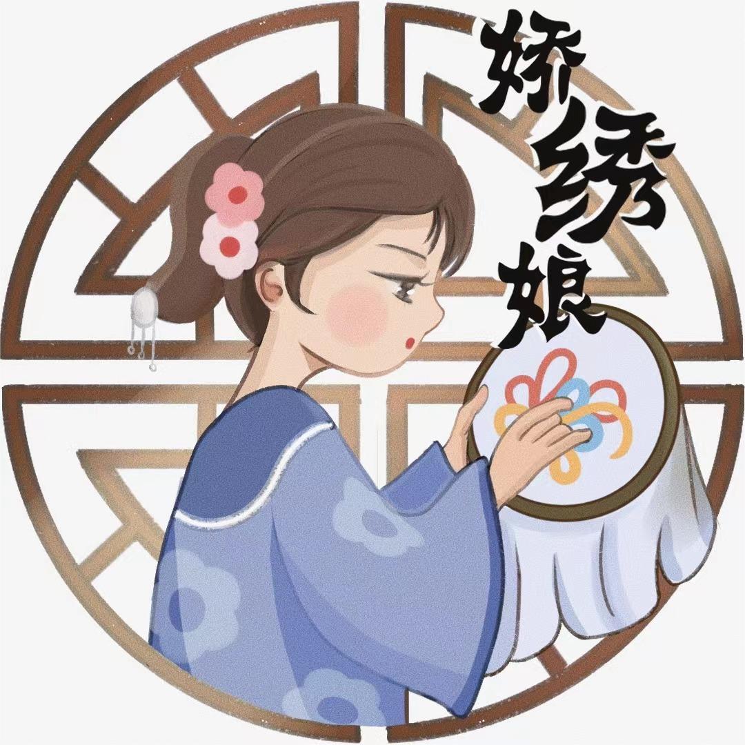 【学伊坊】苏绣精美的纯手工桑蚕丝刺绣 绣花一字夹，发圈，头饰