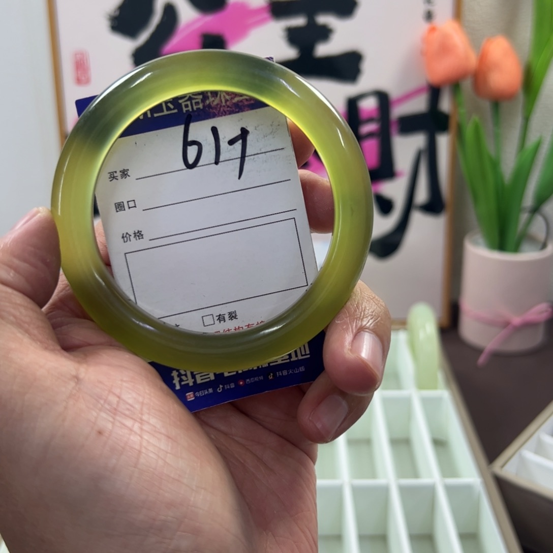 蛇纹石玉手镯未镶嵌48