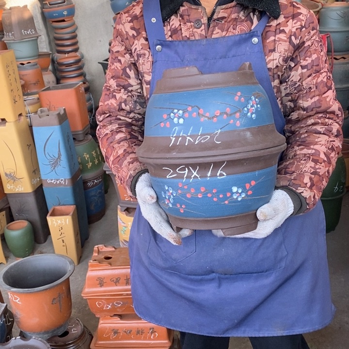 紫砂花盆紫砂花盆