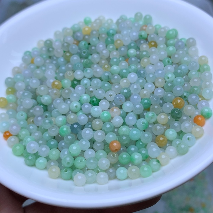 散珠翡翠卡3.8冰绿白100个