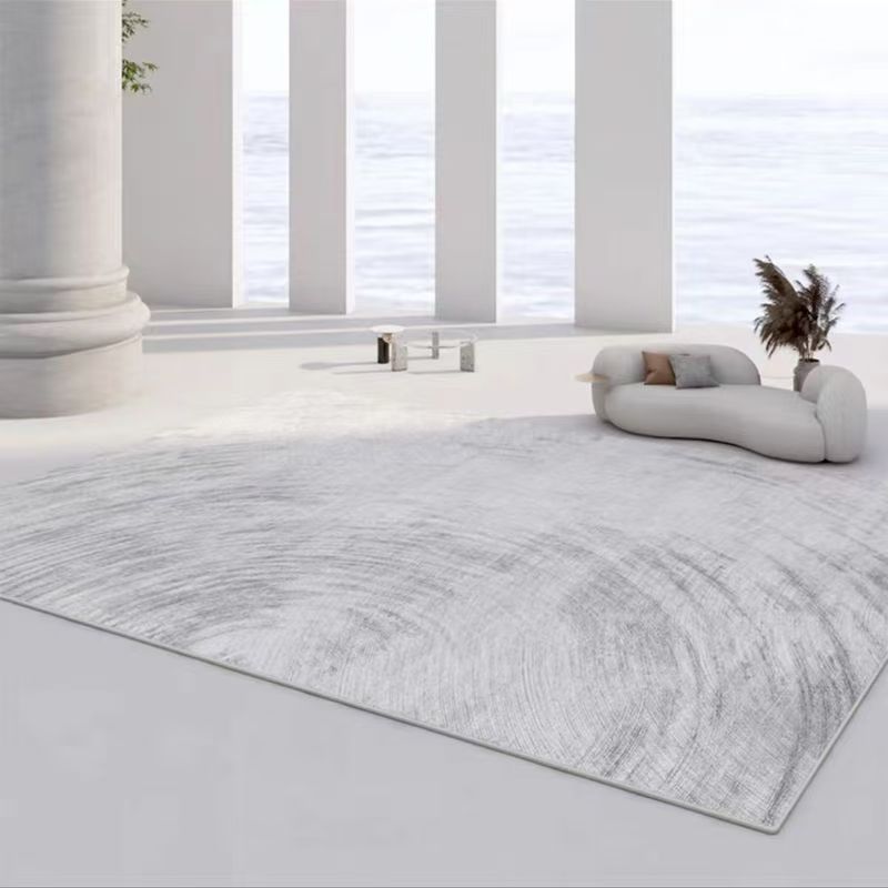 居家好物2*3.5米冰川灰百搭卧室客厅茶几地毯-水晶绒防滑防潮加厚