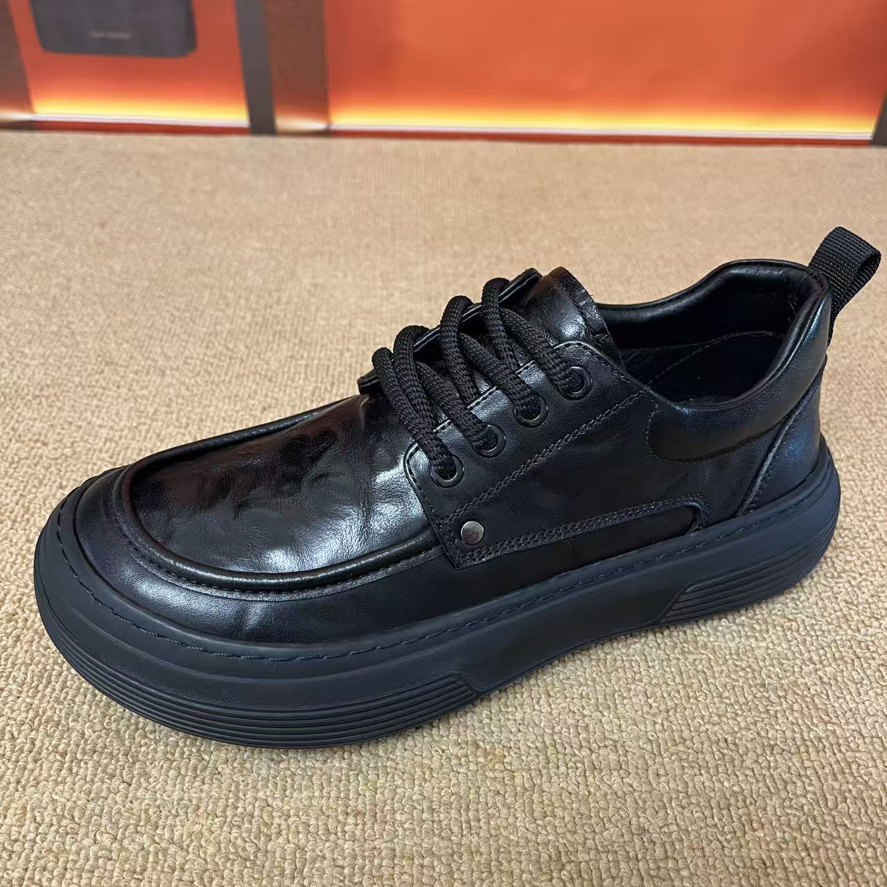 Y2380-6（单鞋D）广州秋季新款纯皮男鞋