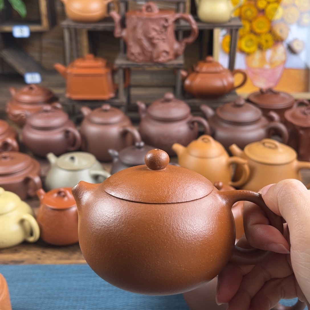 冷***疯紫砂茶壶手工制作工艺精湛