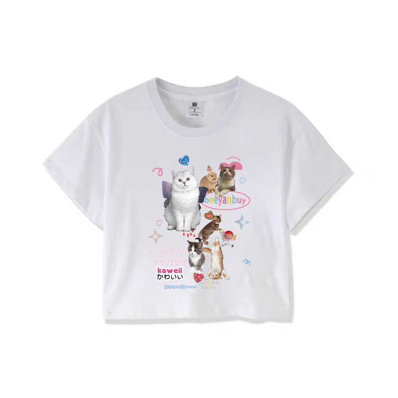 辣妹纯欲风正肩短袖恤女夏新款修身显瘦百搭露脐打底衫上衣潮