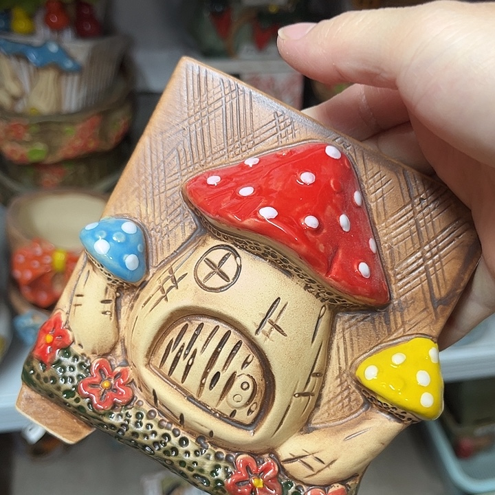 粗陶材质多肉花盆