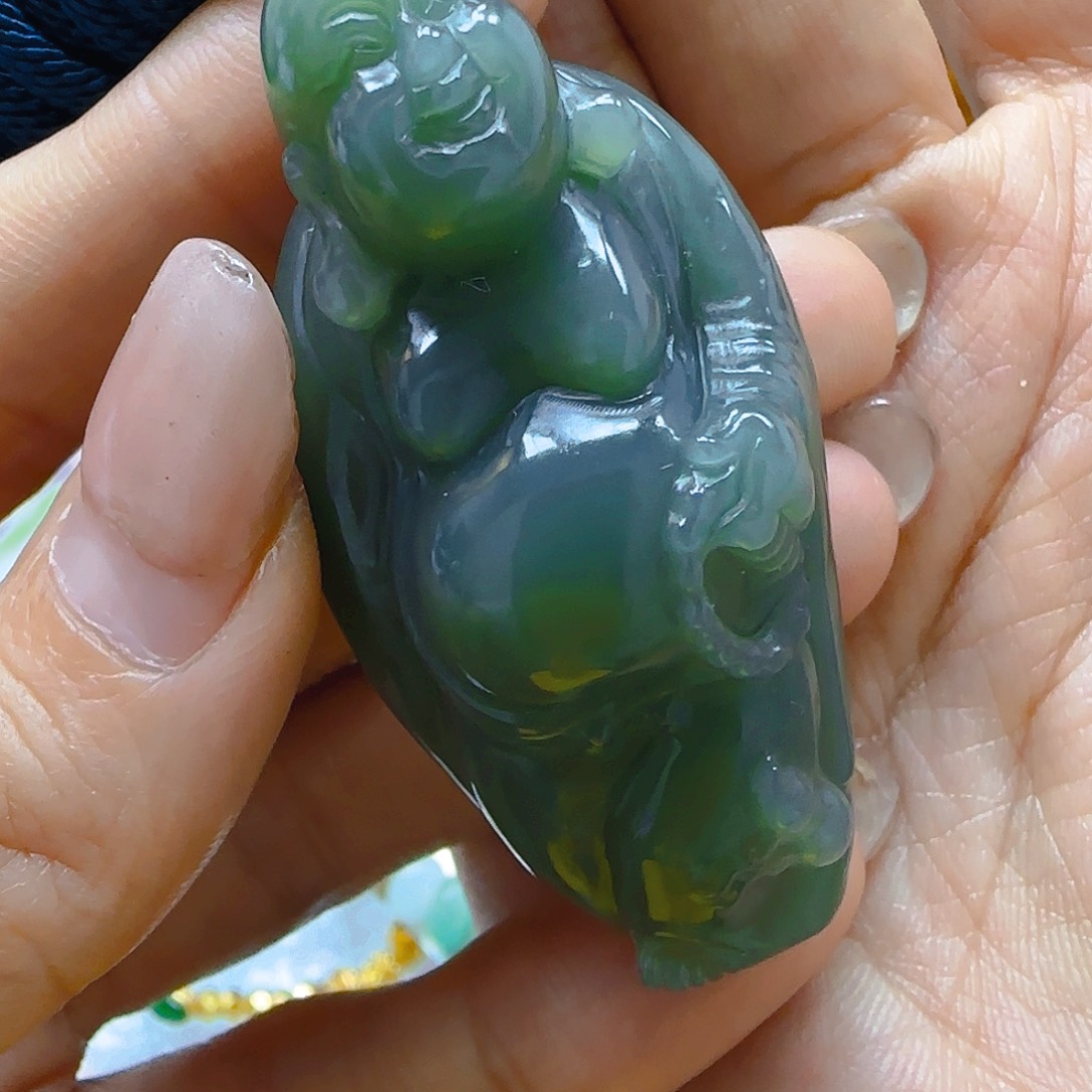 和田玉颈饰未镶嵌无**语和田玉460