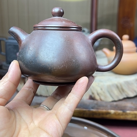 戬谷龙窑柴烧茶壶10