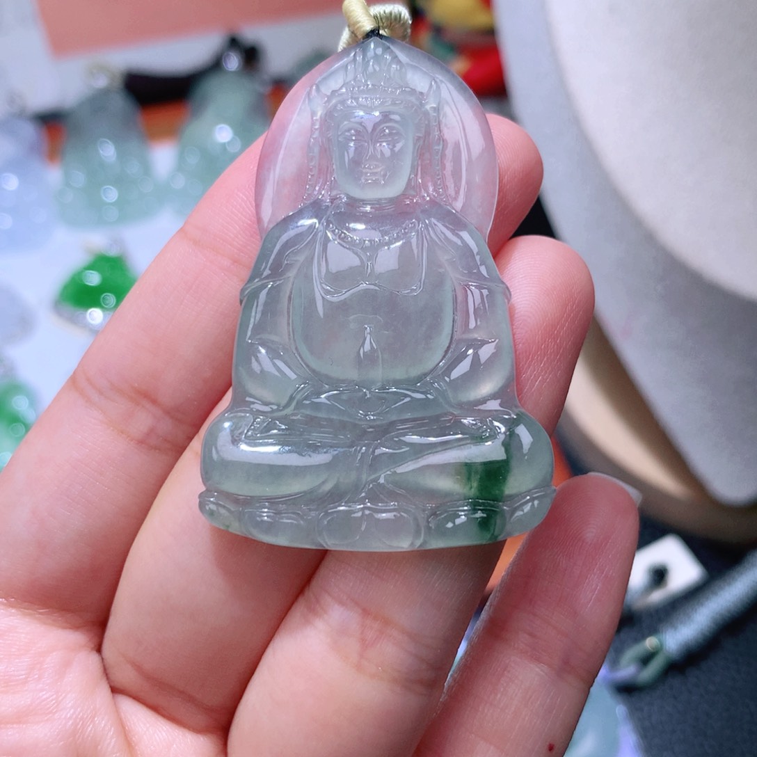 颈饰未镶嵌翡翠素衣